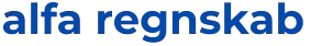alfa regnskab
